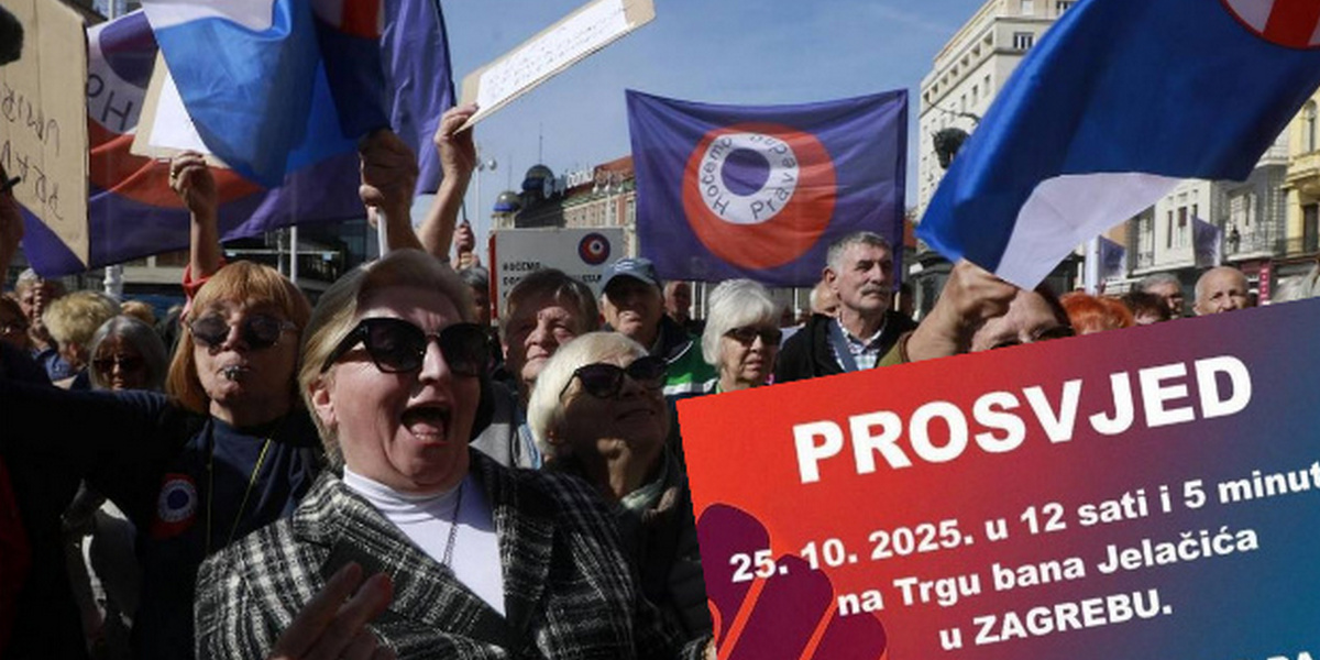 Hoćemo Pravedno - Prosvjed 25.10.2025. - naslovnica